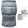 Regentonset Roto 350 liter + Voet + Vulautomaat - Grijs
