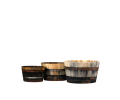 Meuwissen Agro Kuipen set - Kastanjehout  - 3 stuks - Oud