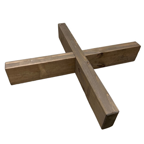 Meuwissen Agro Houten regenton voet - ø 67 x 10 cm - Bruin