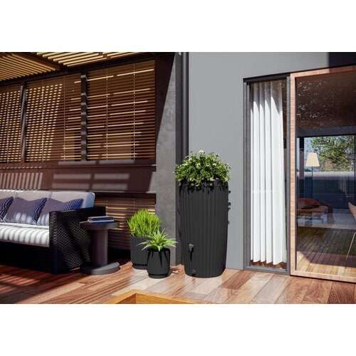 Meuwissen Agro Mika regenton 240 liter - Inclusief plantenbak - 2 kleuren