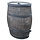 800 liter regenton - Bruin - Inclusief kraan en stop