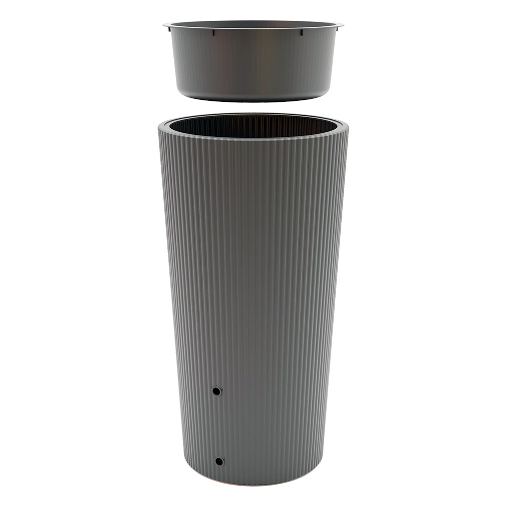 Meuwissen Agro Regenton 200 liter Waal - 2 in 1 ton - Inclusief plantenbak
