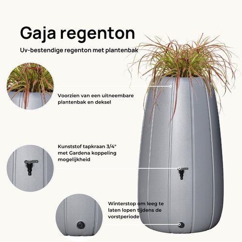 Meuwissen Agro Regenton Gaja - 200 liter - 2 kleuren
