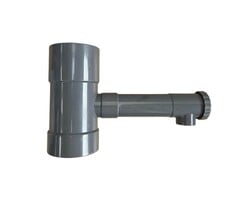 Meuwissen Agro Regenton vulautomaat - 80 mm - Grijs - Afsluiter