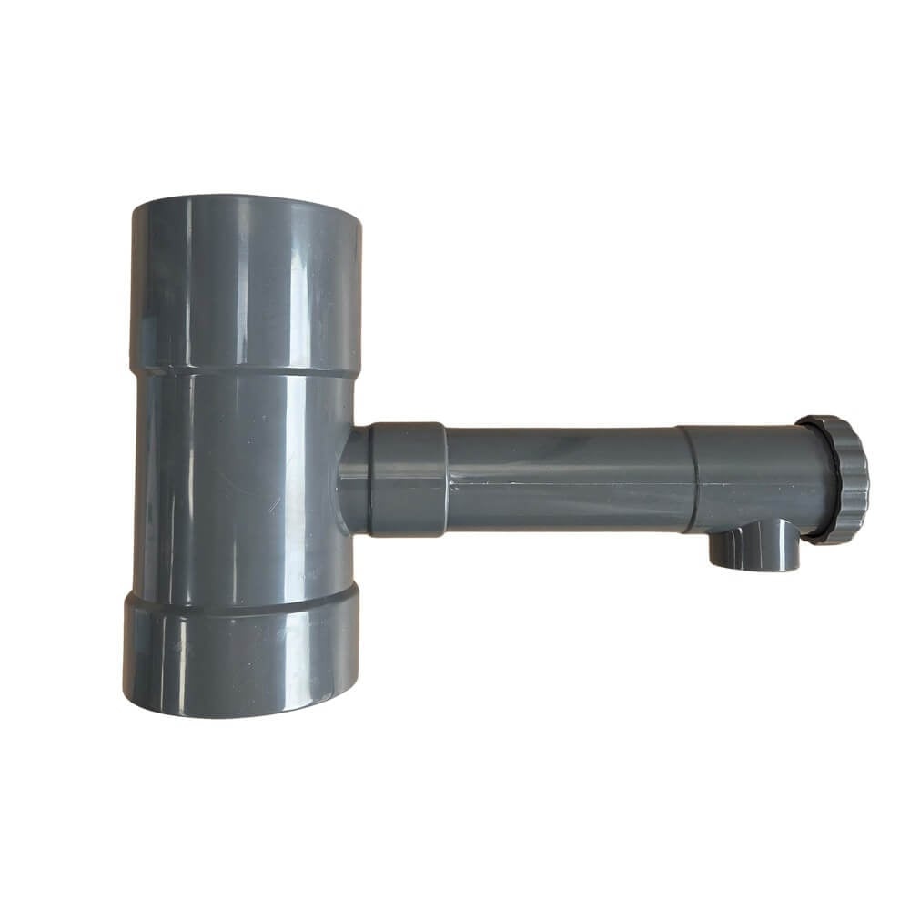 Meuwissen Agro Regenton vulautomaat - 80 mm - Grijs - Afsluiter