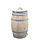 Houten Regenton - 100 Liter Kastanje + Kraan / Handvat