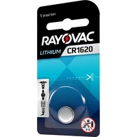Rayovac Lithium CR1620 3V Knopfzelle Blister 1 - 1 Packung