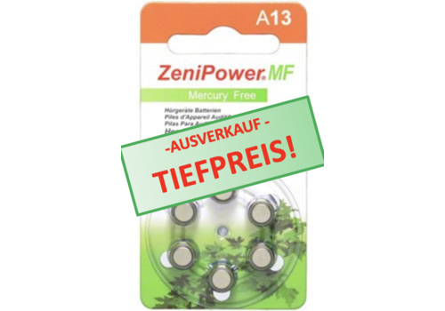 ZeniPower ZeniPower A13 Orange (PR48)  - 20 Päckchen