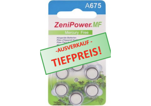 ZeniPower ZeniPower A675 Blau (PR44) - 1 Päckchen