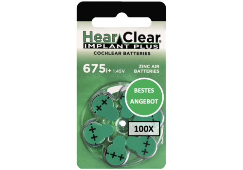 HearClear HearClear 675i+ Implant Plus - 100 Päckchen