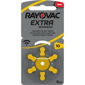 Rayovac Rayovac 10 Extra Advanced (blister/6) - 1 Päckchen