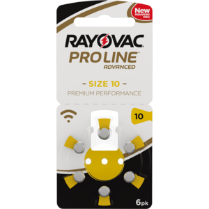 Rayovac Rayovac 10 ProLine Advanced (Premium Performance) Zinc-Air – 20 packs