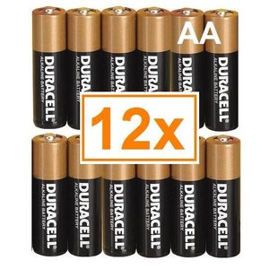 Duracell Duracell Alkaline AA Mignon (LR6) - 1 pack (12 batteries)