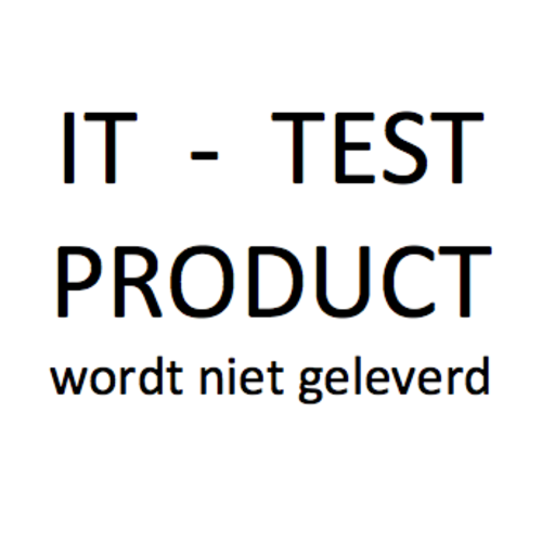 Dummy Artikel - btw hoog - voor IT test - wordt niet verzonden