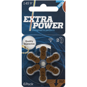 Extra Power (Budget) Extra Power 312 - 1 Päckchen Hörbatterien (TOP ANGEBOT)