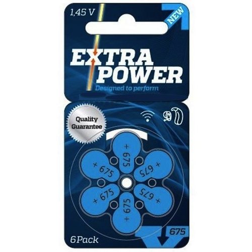 Extra Power (Budget) Extra Power675 - 1 Päckchen Hörbatterien (TOP ANGEBOT)