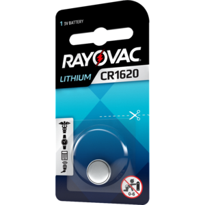 Rayovac Rayovac Lithium CR1620 3V button cell Blister 1 - 1 pack