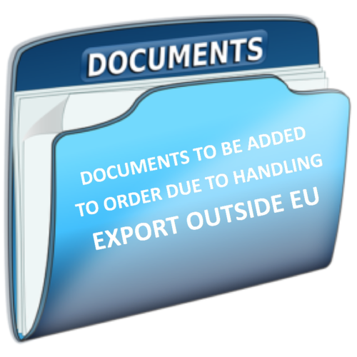 Internal info for our shipping department - add export documents