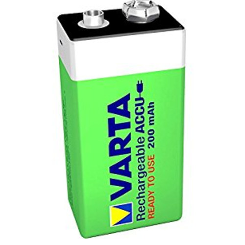 Varta Varta 9V 200mAh rechargeable accu - 1 pakje (1 batterij)