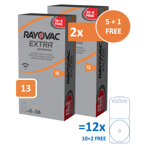 Rayovac Rayovac 13 Extra Advanced – 10 Packs + 2 Free Rayovac Rayovac 13 Extra Advanced – 10 Packs + 2 Free