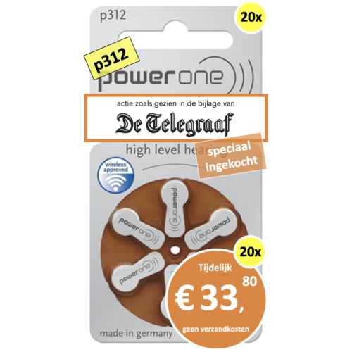 PowerOne PowerOne p312 – 20 packs