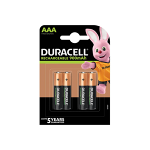 Duracell Duracell AAA 800mAh rechargeable (HR03) - 1 Packung (4 Batterien)