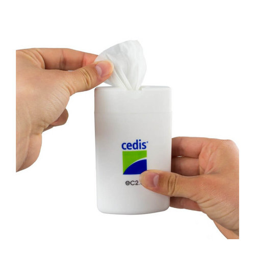 Cedis  Cedis cleansing wipes (25x) in a handy compact dispenser