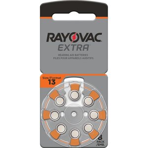 Rayovac Rayovac 13 Extra 10 packs - 80 batteries