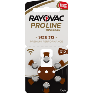 Rayovac Rayovac 312 ProLine Advanced - 10 Päckchen / 80 Batterien