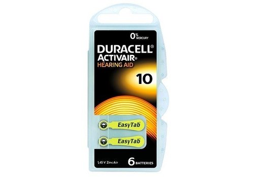 Duracell Duracell 10 Activair EasyTab - 10 pakjes