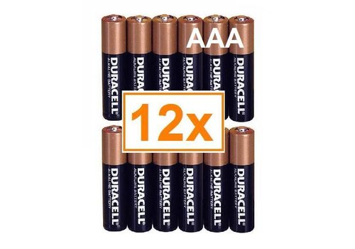 Duracell Duracell Alkaline AAA Micro (LR3) - 1 pack (12 batteries)
