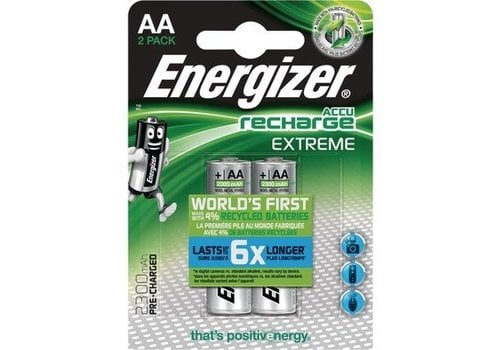 Energizer Energizer Recharge Extreme AA 2300mAh (HR6) - 1 collis (2 piles)