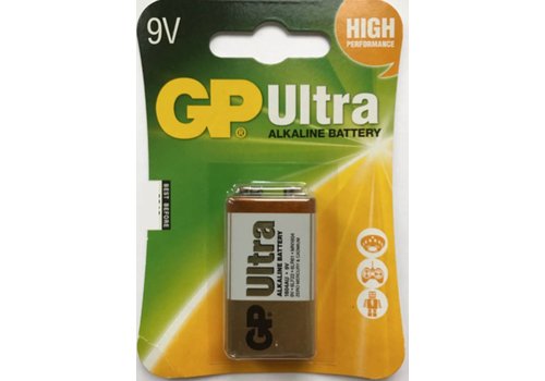 GP GP Alcaline Ultra 9V block (6LR61) Blister 1