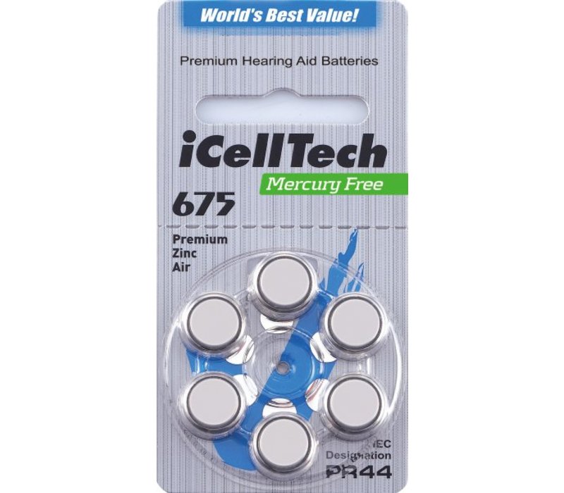 iCellTech 675DS (PR44) Platinum - 20 colis (120 piles)