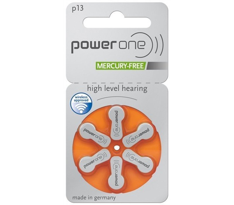 PowerOne p13 (PR48) - 10 pakjes (60 batterijen)