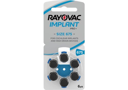 Rayovac Rayovac 675+ Cochlear Implant  - 100 pakjes