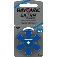 Rayovac 675 (PR44) Extra Advanced – 20 blisters (120 batteries)