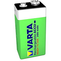 Piles Rechargeables 9v E-Bloc HR09 Varta Accu Batterie 200 mAh NiMH Blister