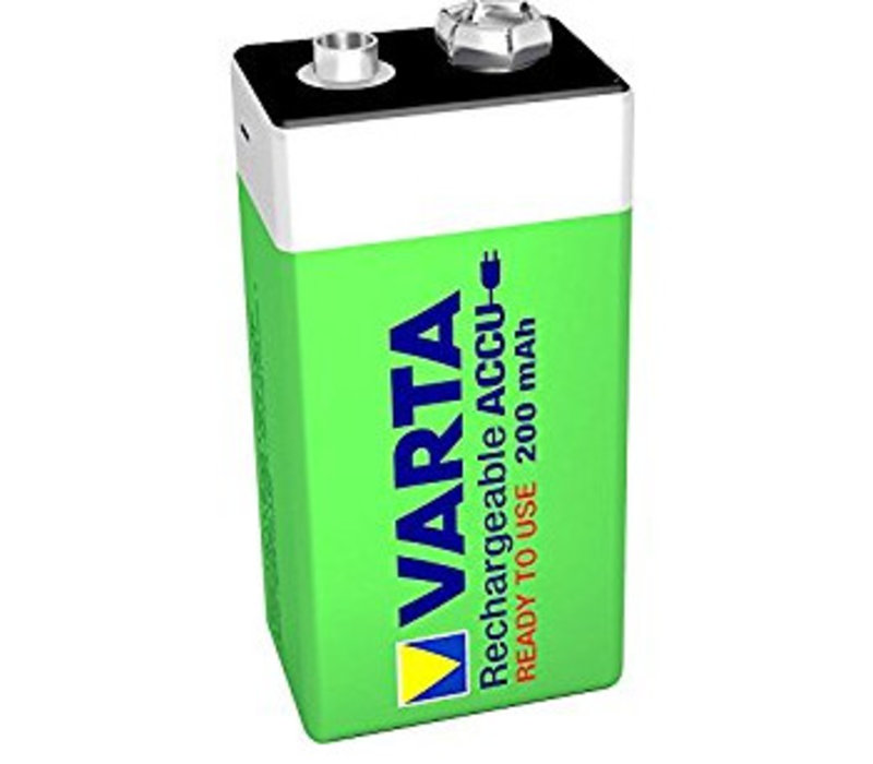 Varta 9V 200mAh rechargeable accu - 1 collis (1 pile)