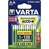 Varta AA 2100mAh rechargeable (HR6) - 1 collis (4 piles)