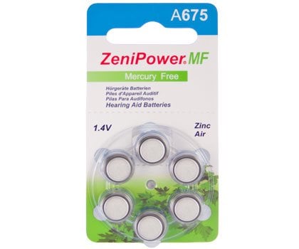  ZeniPower 60 pilas para audífonos sin mercurio tamaño: 13 + kit  de llavero de soporte de batería : Salud y Hogar