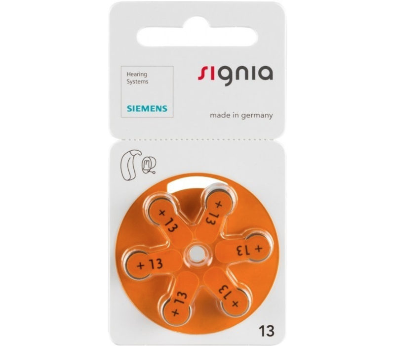 Siemens Signia 13 (PR48) – 10 blisters (60 batteries)