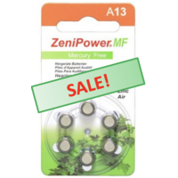 ZeniPower A13 – 1 pack (6 batteries)