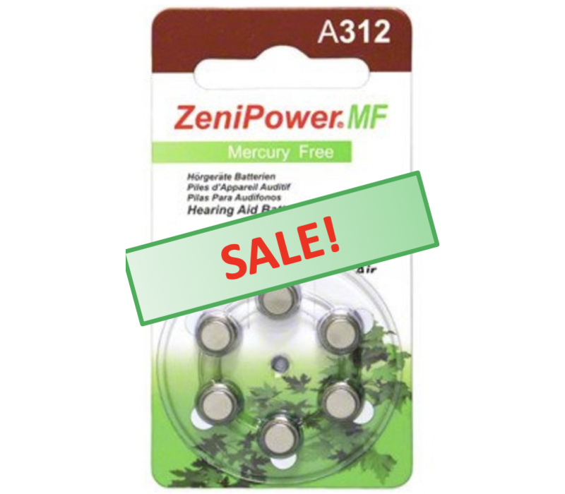 ZeniPower A312 – 20 blisters (120 batteries)