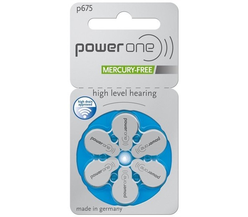 PowerOne p675 – 30 packs (180 batteries)  with free battery box key ring