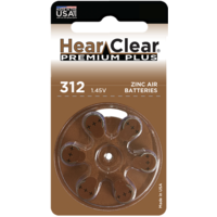 HearClear 312 (PR410 Premium Plus – 1 blister (6 batteries)