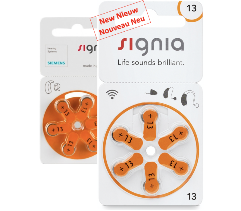 Siemens Signia 13 (PR48) – 20 blisters (120 batteries)