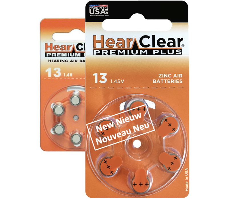 HearClear 13 (PR48) Premium Plus - 20 colis (120 piles)