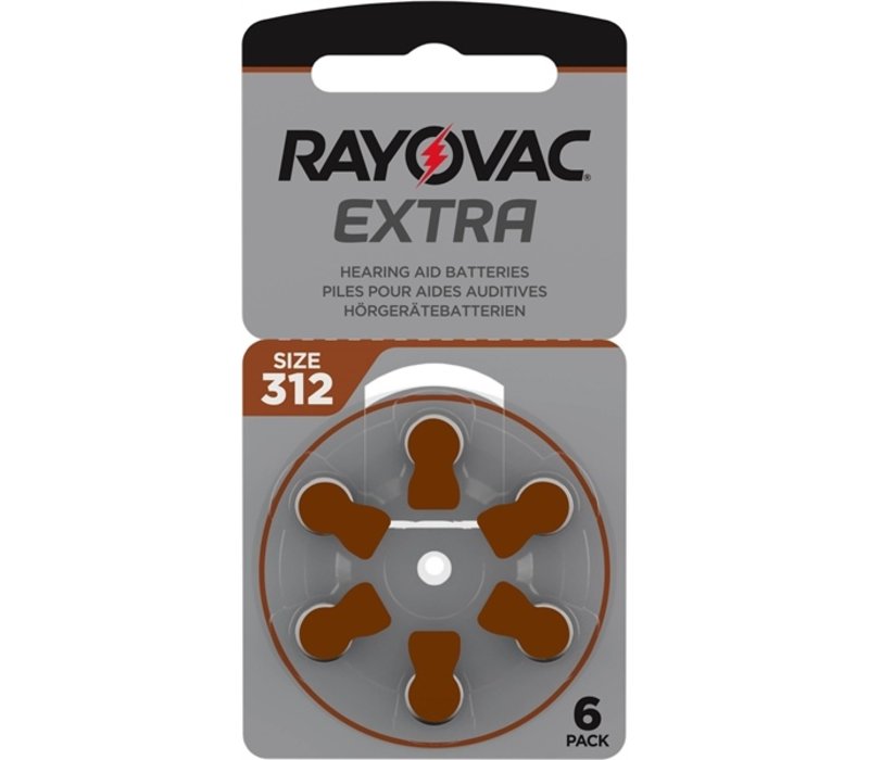 Rayovac Extra Advanced 312 - 1 pakje