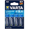 Varta VARTA LONGLIFE POWER ALKALINE AA/LR06- 1 pakje met 4 batterijen